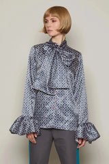 Heidi Blouse (Pink & Blue)