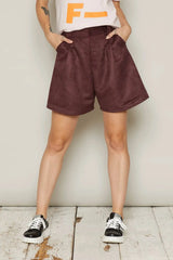 Kylie Shorts (Burgundy)