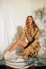 GUINEAN DRESS - CAMEL