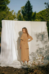 GUINEAN DRESS - CAMEL