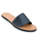 The Linda Leather Slide Sandal