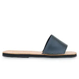The Linda Leather Slide Sandal