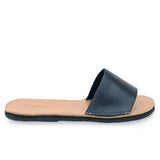 The Linda Leather Slide Sandal