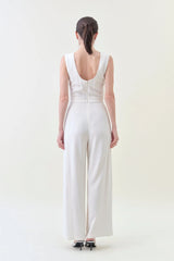 Low-back Jumpsuit - Snow