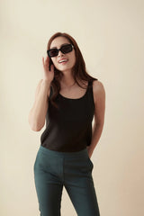 Multi-Way Tank Top - Black