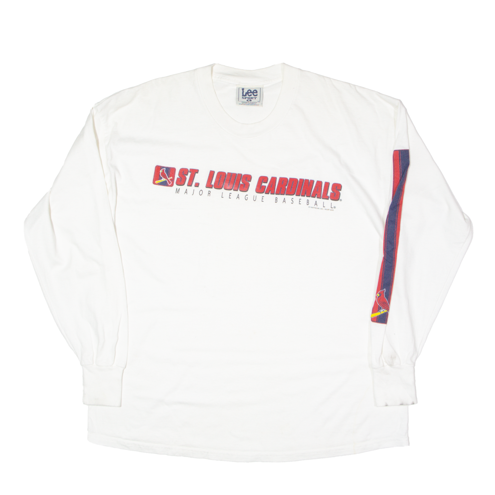 LEE SPORT St Louis Cardinals MLB Baseball T-Shirt White Long Sleeve Me –  Cerqular