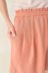 Paperbag Bermuda - Apricot