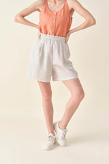 Paperbag Bermuda - Natural