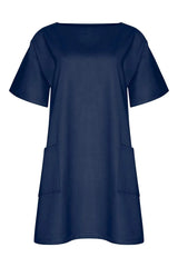 Paula Dress (Navy)