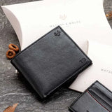 Bifold Wallet in Black & Red