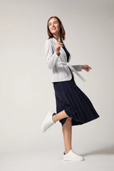 Pointelle Midi Dress - Midnight