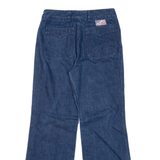 MICHEL Jeans Blue Denim Relaxed Flared Womens W28 L29