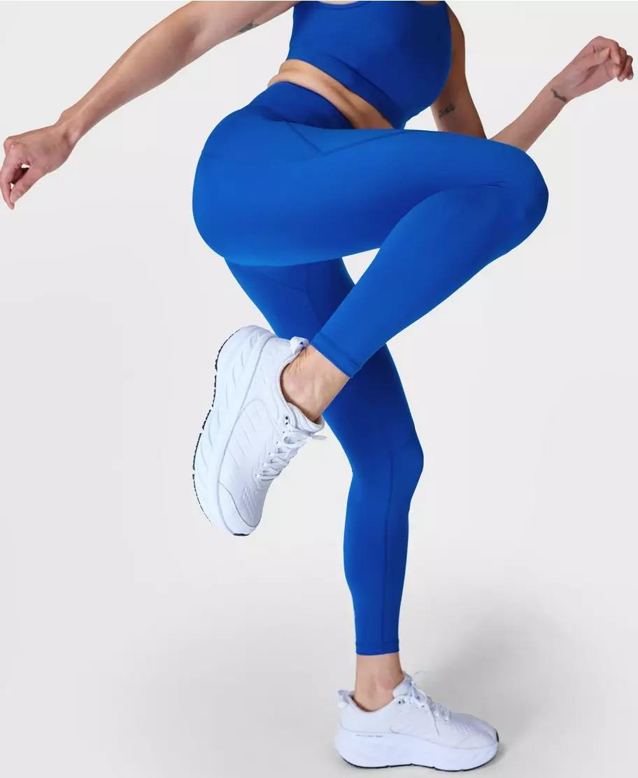 Sweaty Betty Super Soft Yoga Leggings, Blue/Multi, XXS