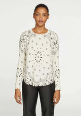 Sweater Mela Bandana F2500 Blanc