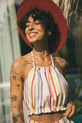 CARNEGIE TOP - STRIPES