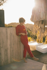 HARRISIA TROUSERS - RED