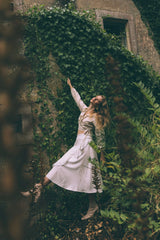 KNIGHTS PLUME SKIRT - OFF WHITE