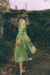SPRINGY DRESS - LIME GREEN