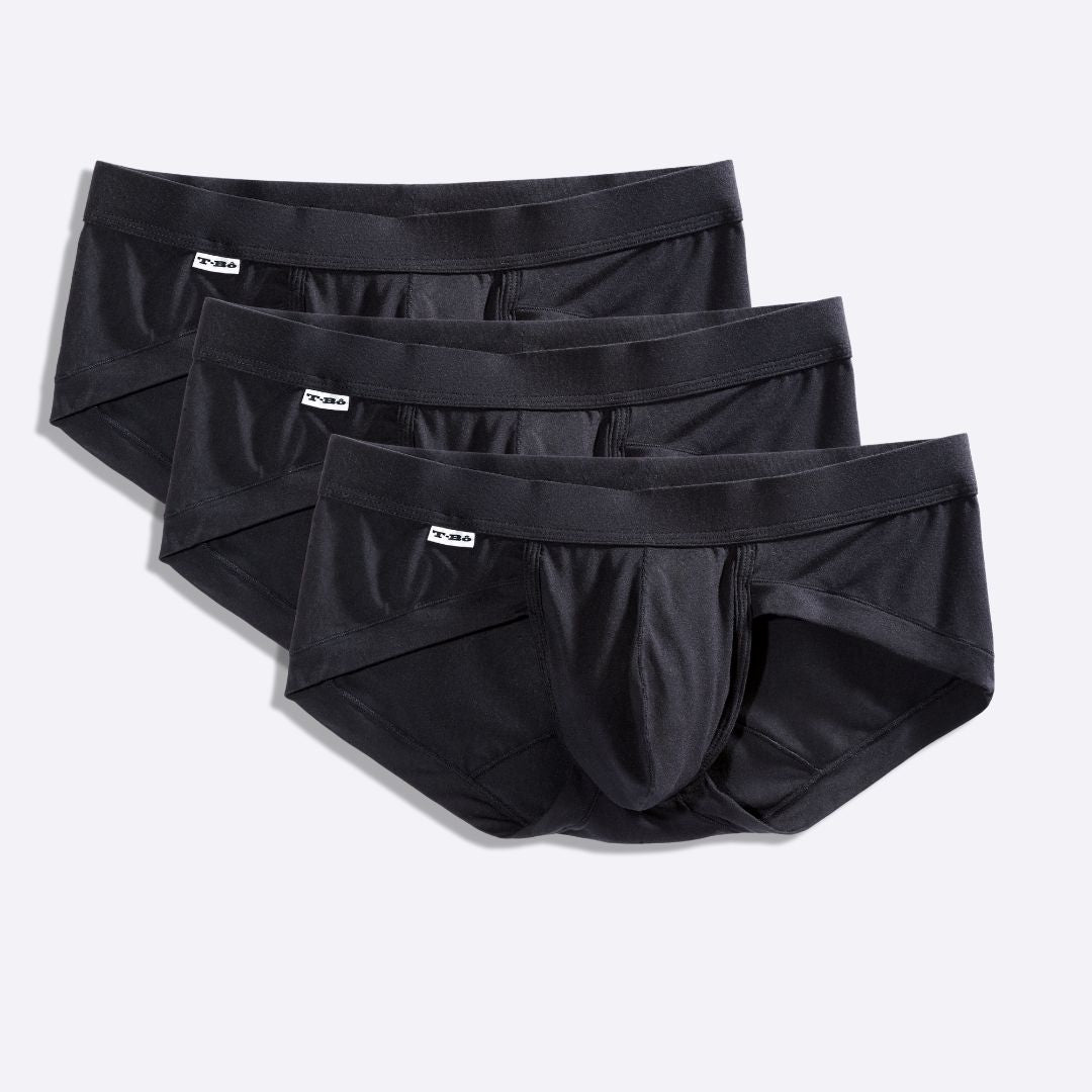 LEEy-world Mens Underwear Men's Underwear Boxer Briefs witn elastic  waistband,Bamboo Viscose,No-Ride-Up Underwear for Men Blue,XL