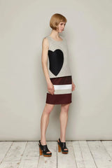 Togo Skirt (Burgundy)