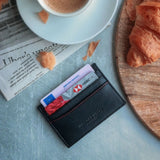 Slim Card Holder in Black
