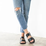 The Ophelia Leather Slide Sandal