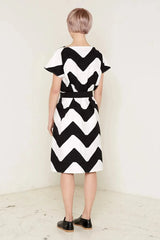 Venus Dress (Black and White)