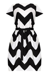 Venus Dress (Black and White)