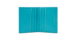 Bifold Card Holder in Turquoise
