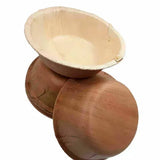 Dtocs Palm Leaf Bowls 5.5 Inch Round (Pack 50) | Bamboo Bowl Like Compostable Disposable Bowls For Serving Fruits, Soup, Cereal