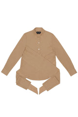 Wrapped Shirt - Camel