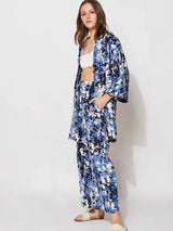 Oasis Printed Kimono Robe