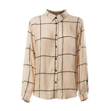 Eos Oversized Checked Viscose Shirt