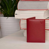 Bifold Card Holder in Red Bark