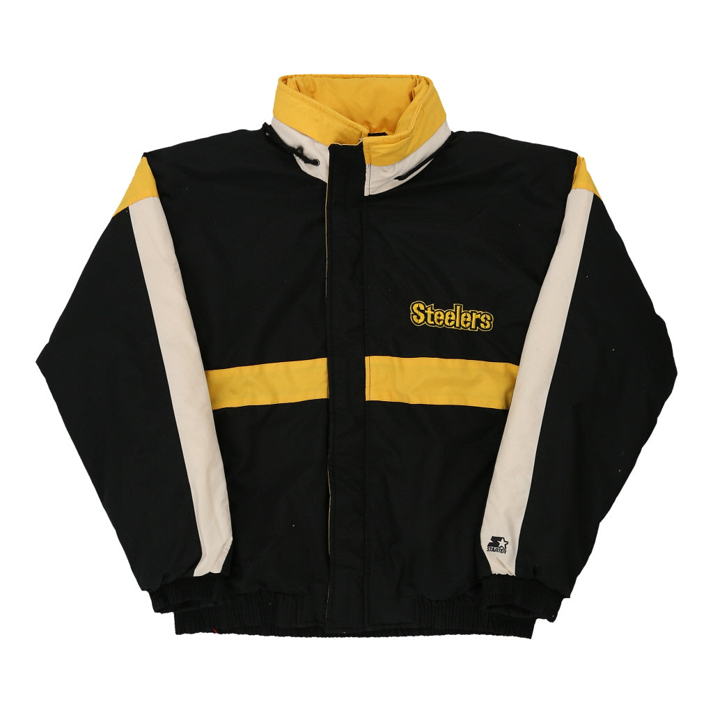 Starter Pittsburgh Steelers Home Team Half-Zip Jacket XL / White Mens Outerwear