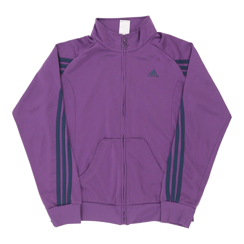 Vintage Adidas Lakers Spellout Track Jacket - XXL