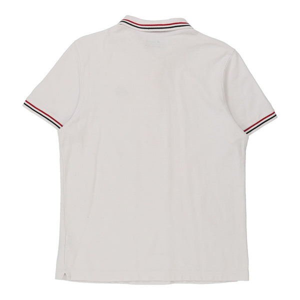 LOTTO Mens Polo Shirt - Large Cotton White