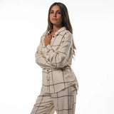 Eos Oversized Checked Viscose Shirt