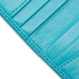 Bifold Card Holder in Turquoise