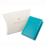 Bifold Card Holder in Turquoise