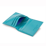 Bifold Card Holder in Turquoise