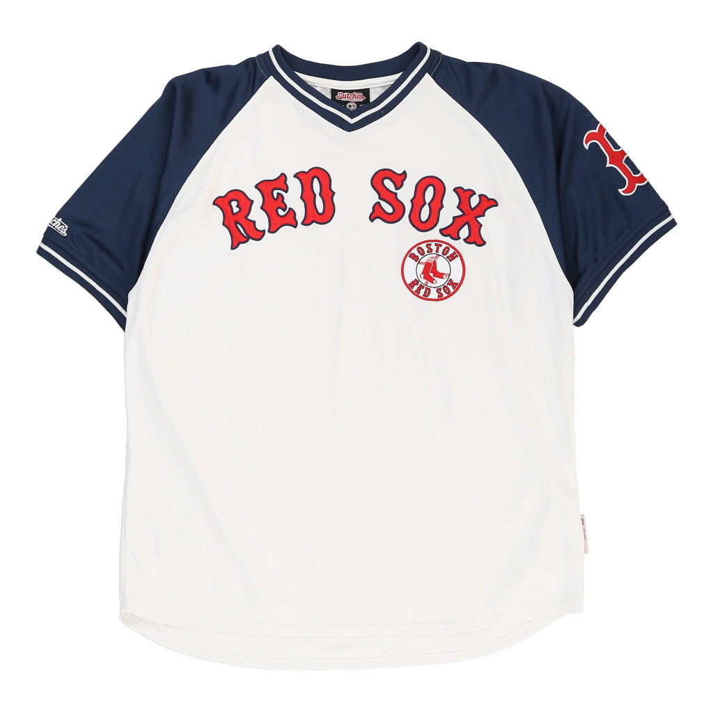 Vintage Boston Red Sox Stitches T-Shirt - Large White Cotton