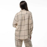 Eos Oversized Checked Viscose Shirt