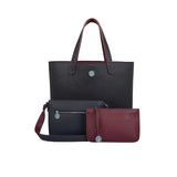 Luxury Designer Vegan Faux-Leather Handbag Set