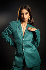Vegan Suede Jade Suit
