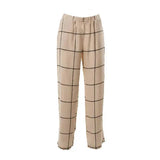 Bia Checked Viscose Pants