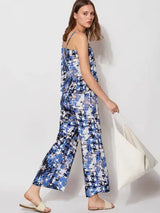 Oasis Printed Wide-leg Lounge Set