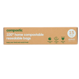 compostic sandwich bags - 15 bags