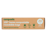 compostic snack bags - 20 bags