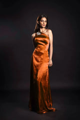 Enchanting Alchemist One Shoulder Satin Gown